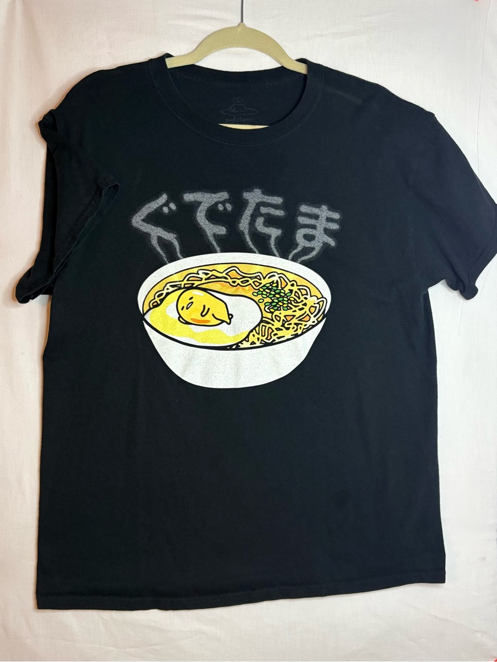 Gudetama Ramen Graphic Tee - Black